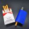 담배 흡연자를 위한 파란 IUOC 열은 담배 제품을 태우지 않습니다
